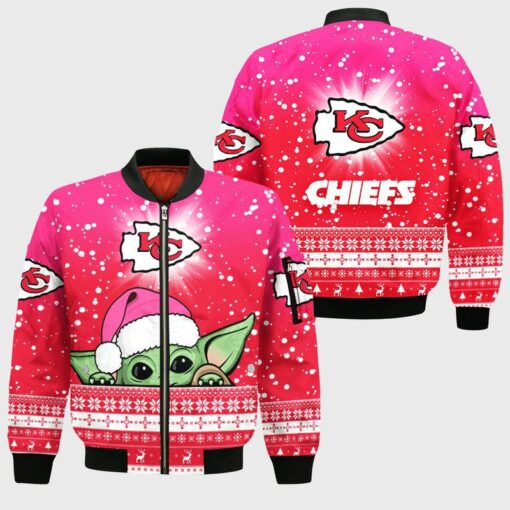 kansas city chiefs christmas yoda bomber jackets nla03181054007762 vf4oe