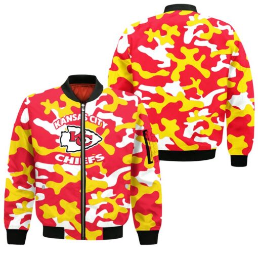 nfl kansas city chiefs all over print bomber jackets size s 5xl new00411027855082